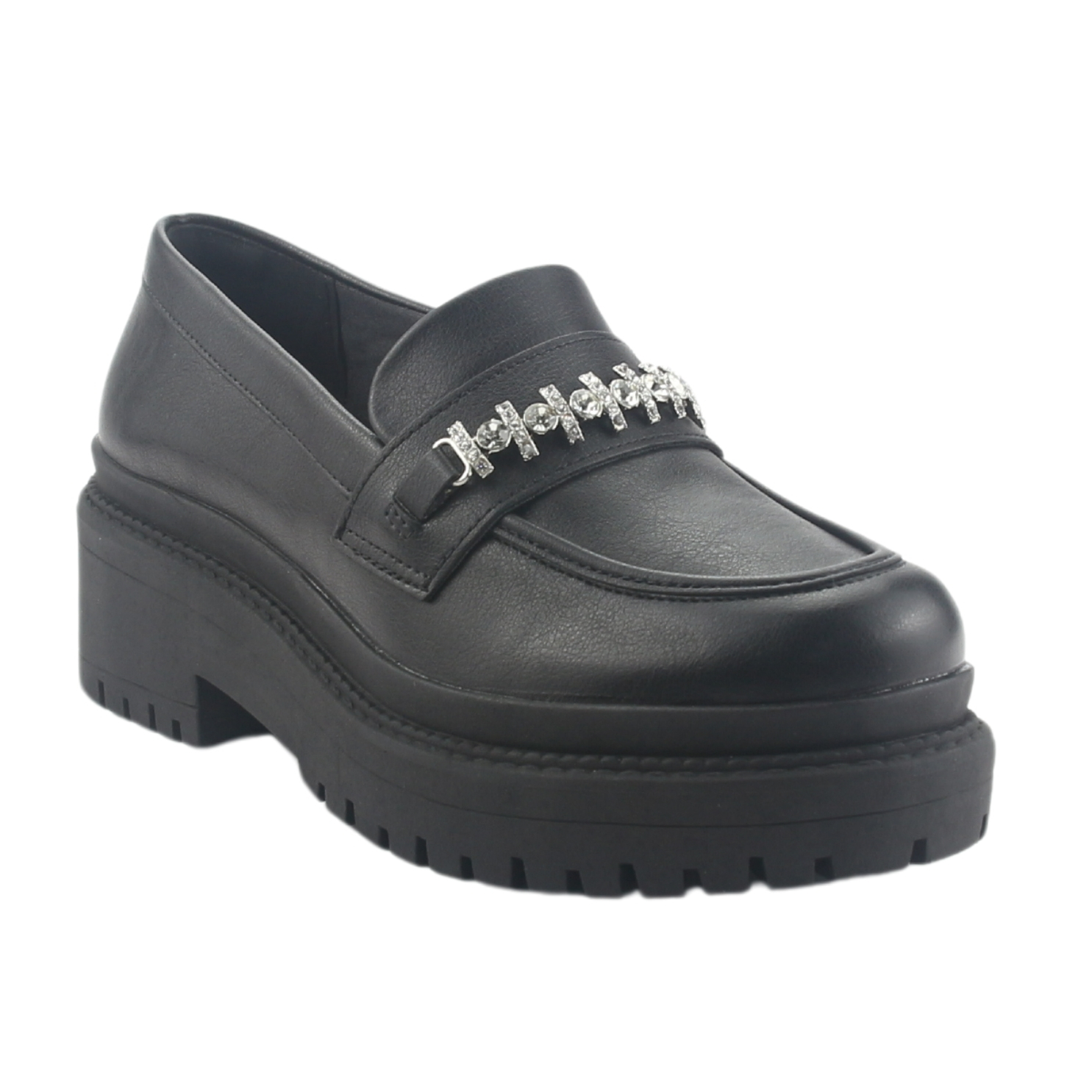 MOCASIN VIA MARTE MUJER 013-003-01 NEGRO CASUAL - 3