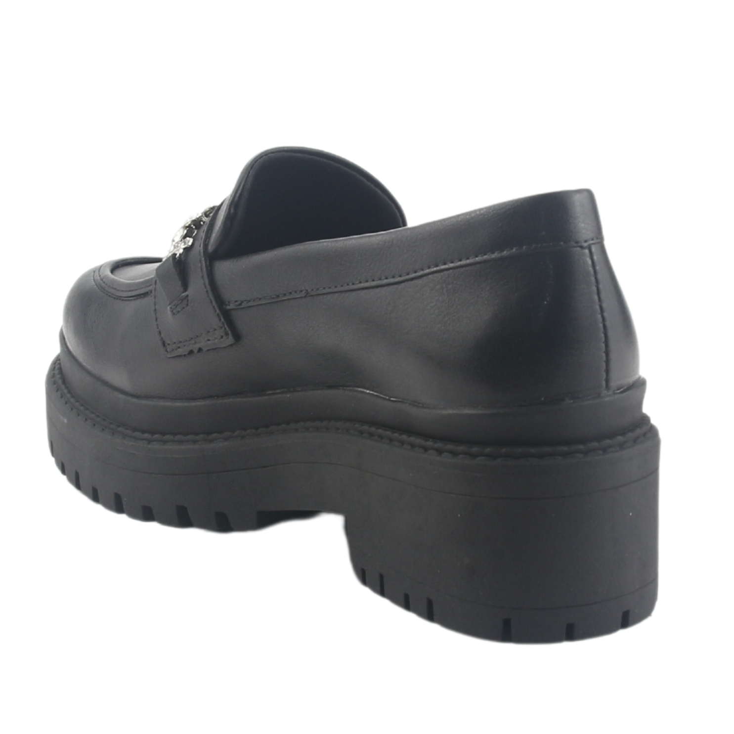 MOCASIN VIA MARTE MUJER 013-003-01 NEGRO CASUAL - 4