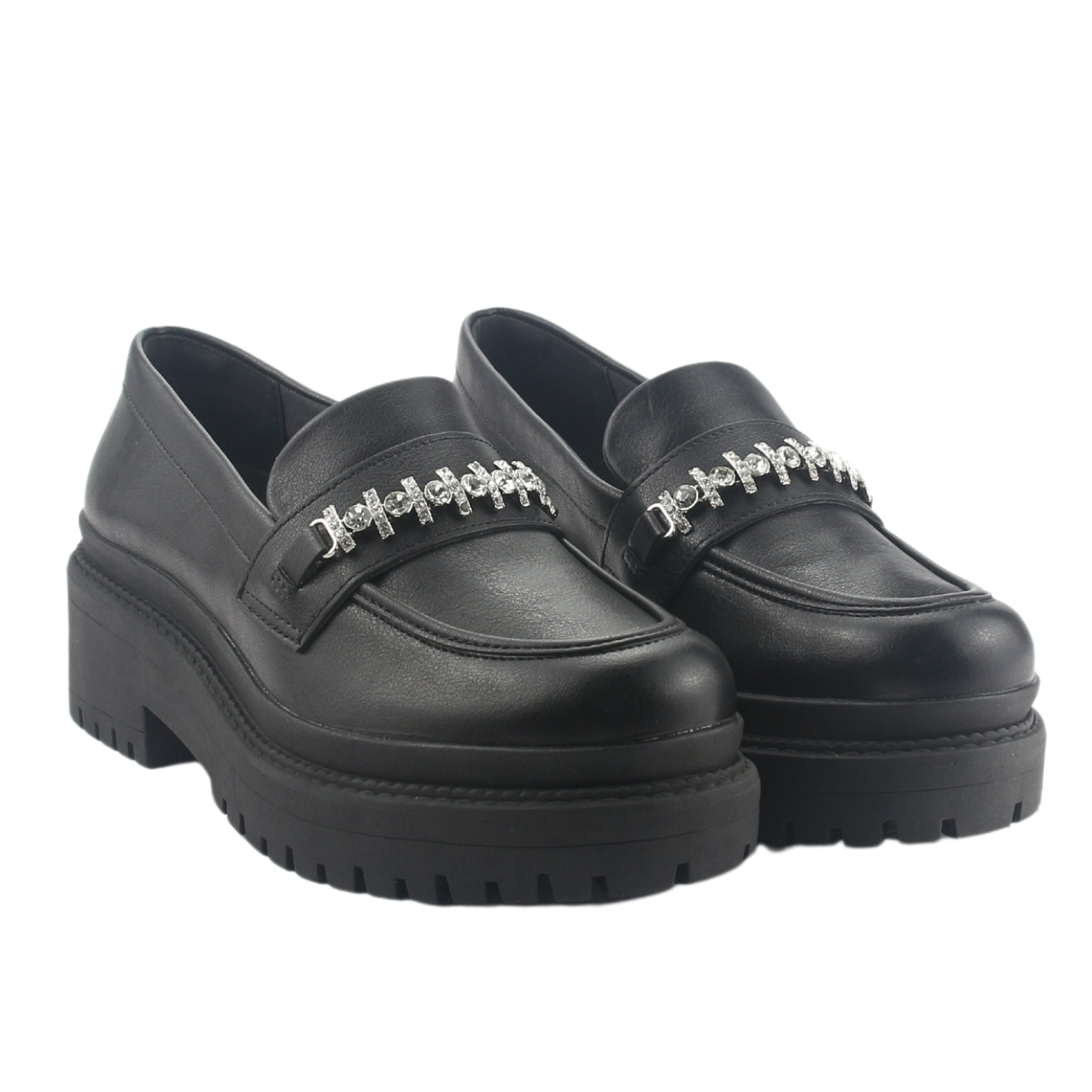 MOCASIN VIA MARTE MUJER 013-003-01 NEGRO CASUAL - 5