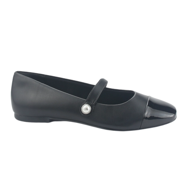 BALLERINA VIA MARTE MUJER  NEGRO CASUAL - 1