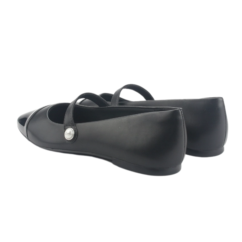 BALLERINA VIA MARTE MUJER  NEGRO CASUAL - 6
