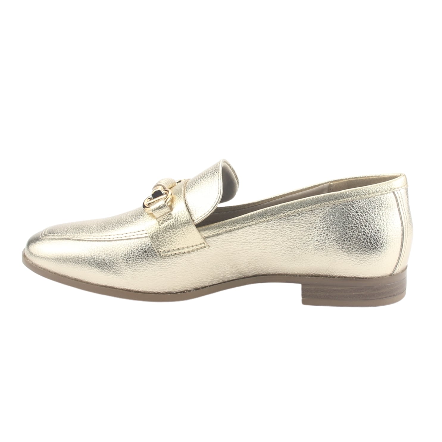 MOCASIN VIA MARTE MUJER 075-009-01 DORADO CASUAL - 2