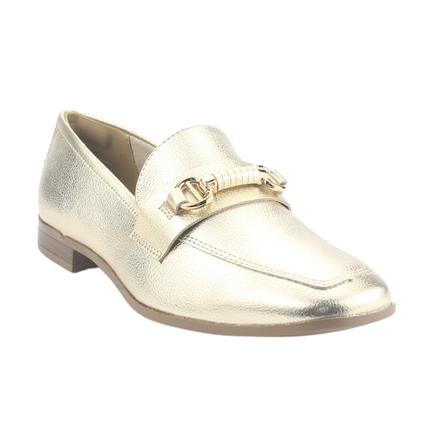 MOCASIN VIA MARTE MUJER 075-009-01 DORADO CASUAL - 3