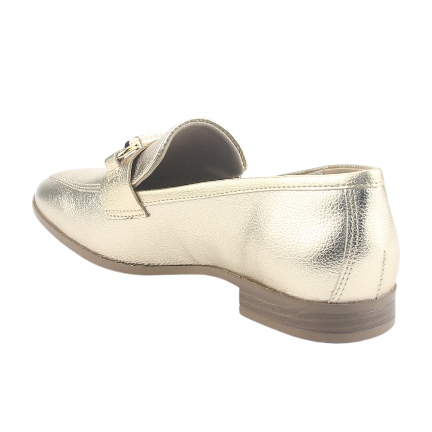 MOCASIN VIA MARTE MUJER 075-009-01 DORADO CASUAL - 4