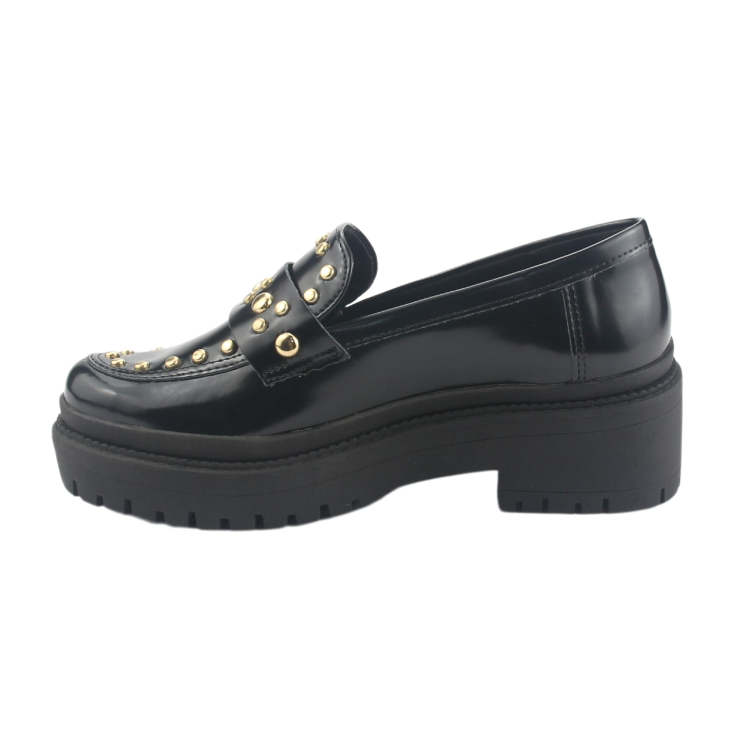 MOCASIN VIA MARTE MUJER 013-005-01 NEGRO CASUAL - 2