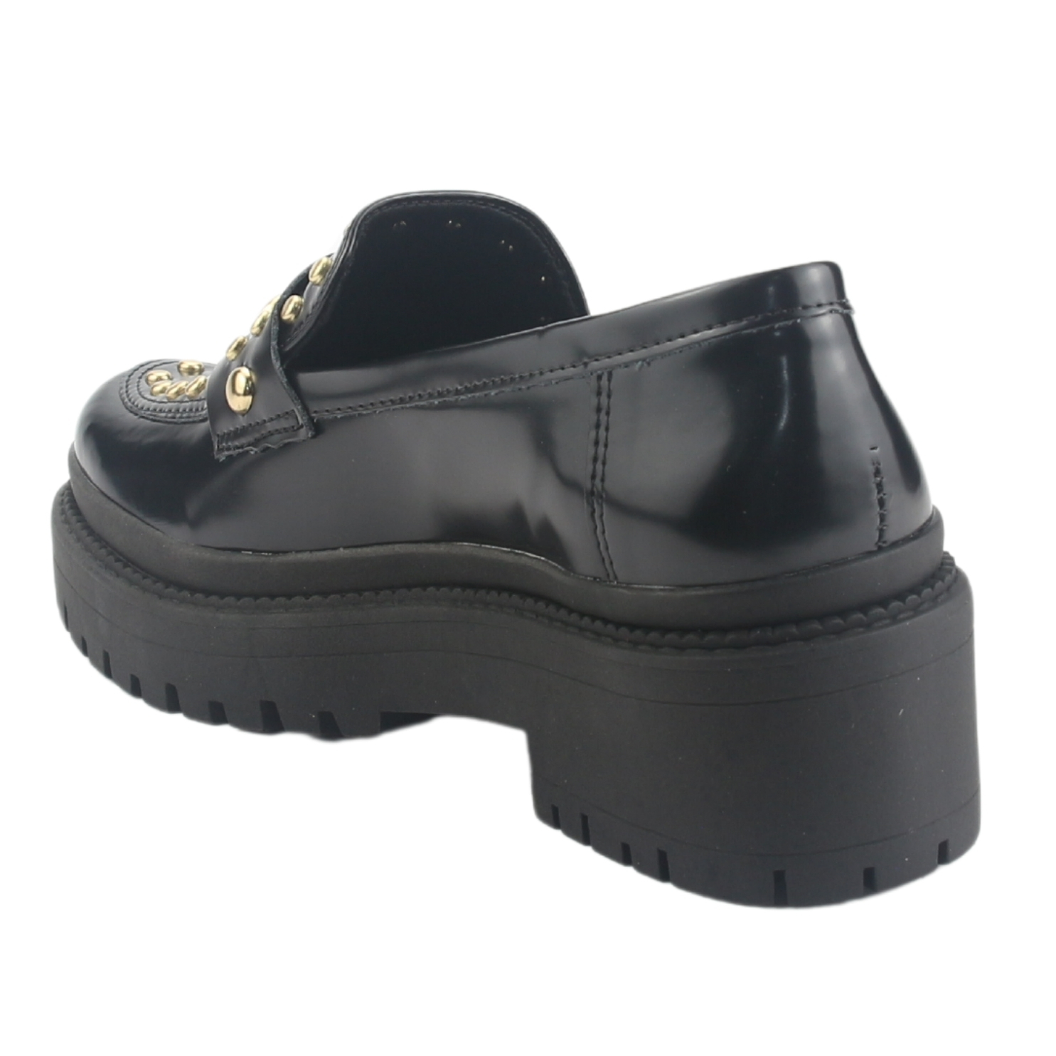 MOCASIN VIA MARTE MUJER 013-005-01 NEGRO CASUAL - 4