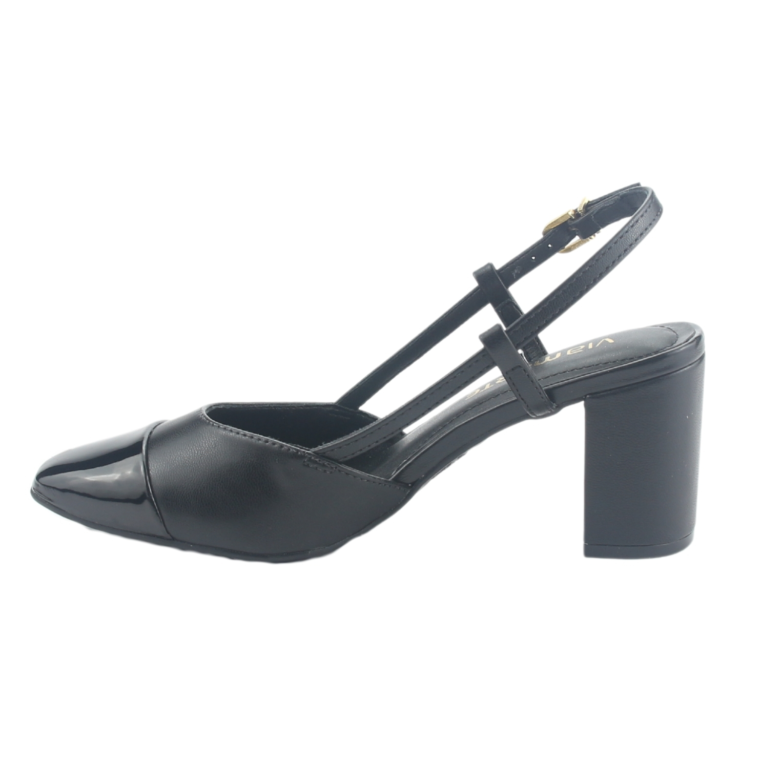 ZAPATO VIA MARTE MUJER 153-006-01 NEGRO CASUAL - 2