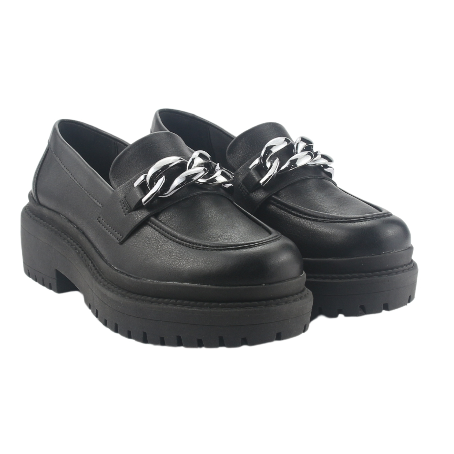 MOCASIN VIA MARTE MUJER 013-006-01 NEGRO CASUAL - 5