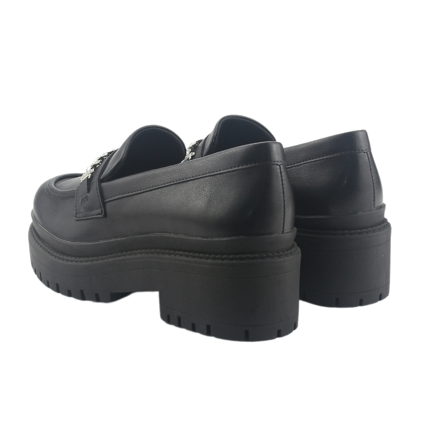 MOCASIN VIA MARTE MUJER 013-006-01 NEGRO CASUAL - 6