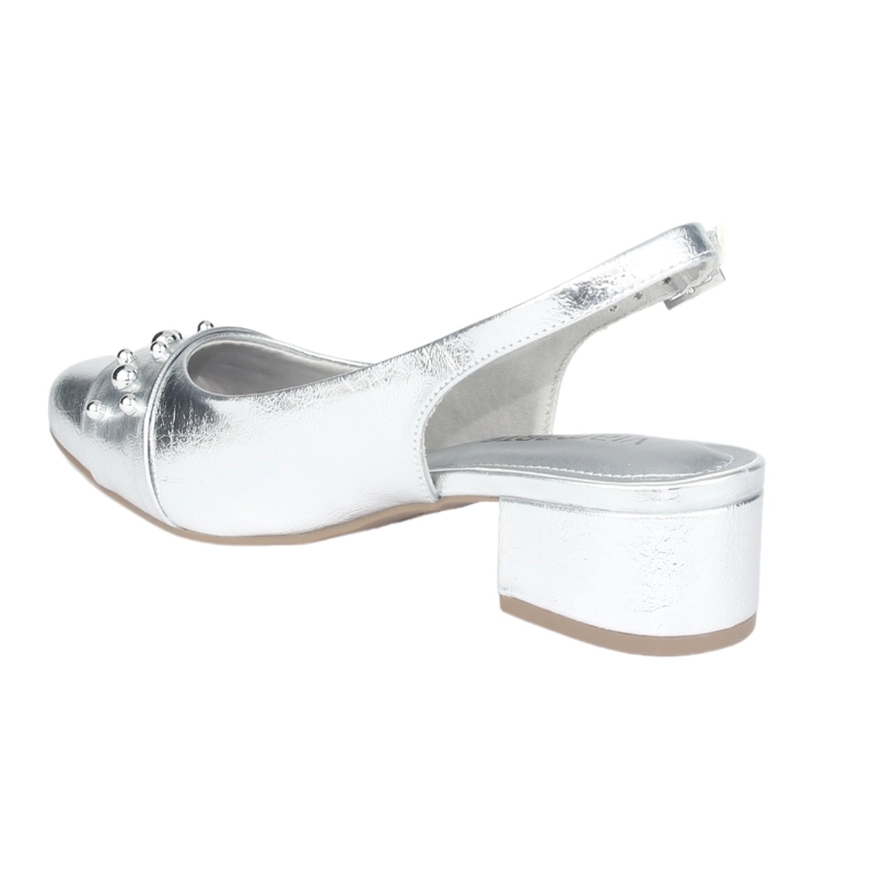 ZAPATO VIA MARTE MUJER 070-008-01 PLATEADO CASUAL - 4