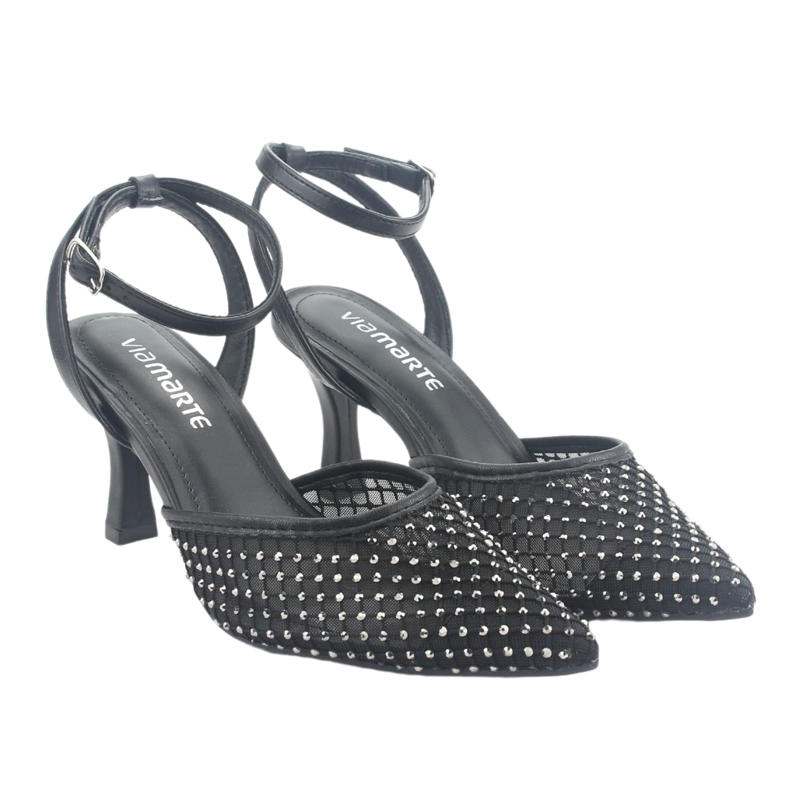 ZAPATO VIA MARTE MUJER 185-001-01 NEGRO CASUAL - 3