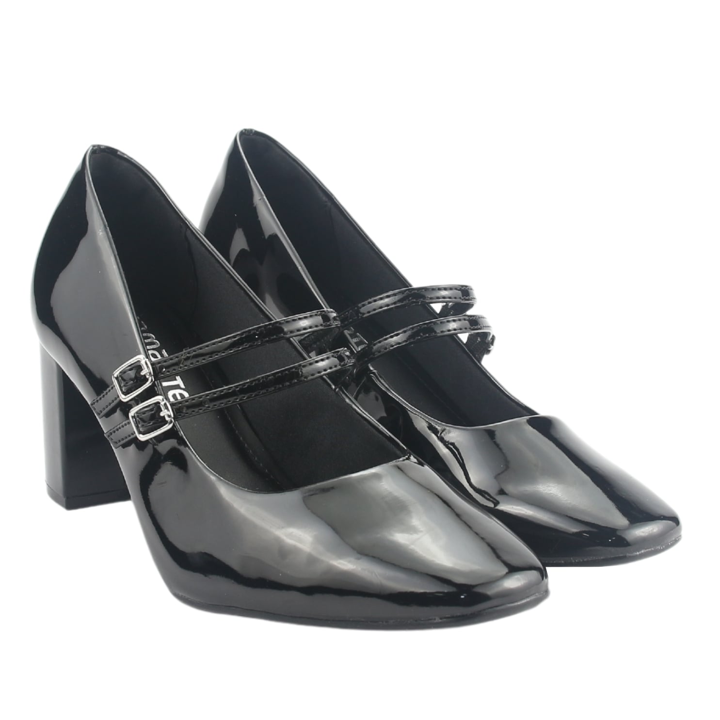 ZAPATO VIA MARTE MUJER 153-001-01 NEGRO CASUAL - 5