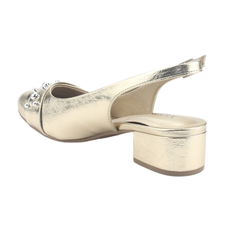 ZAPATO VIA MARTE MUJER 070-008-01 DORADO CASUAL - 4