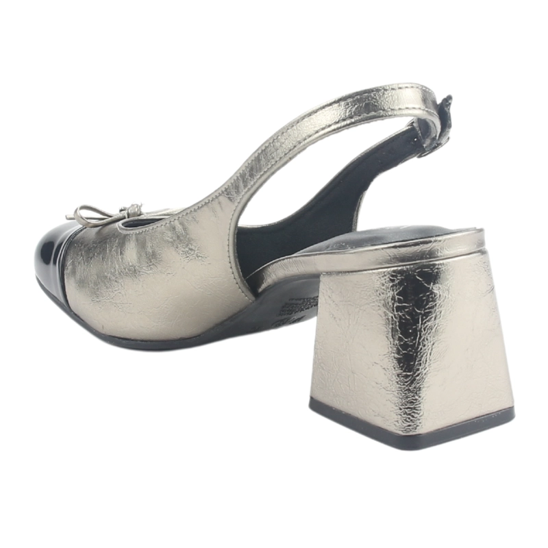 ZAPATO VIA MARTE MUJER  DORADO CASUAL - 7