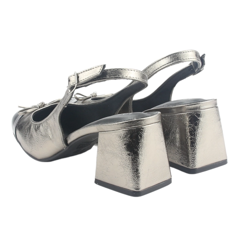 ZAPATO VIA MARTE MUJER 067-001-01 DORADO CASUAL - 9