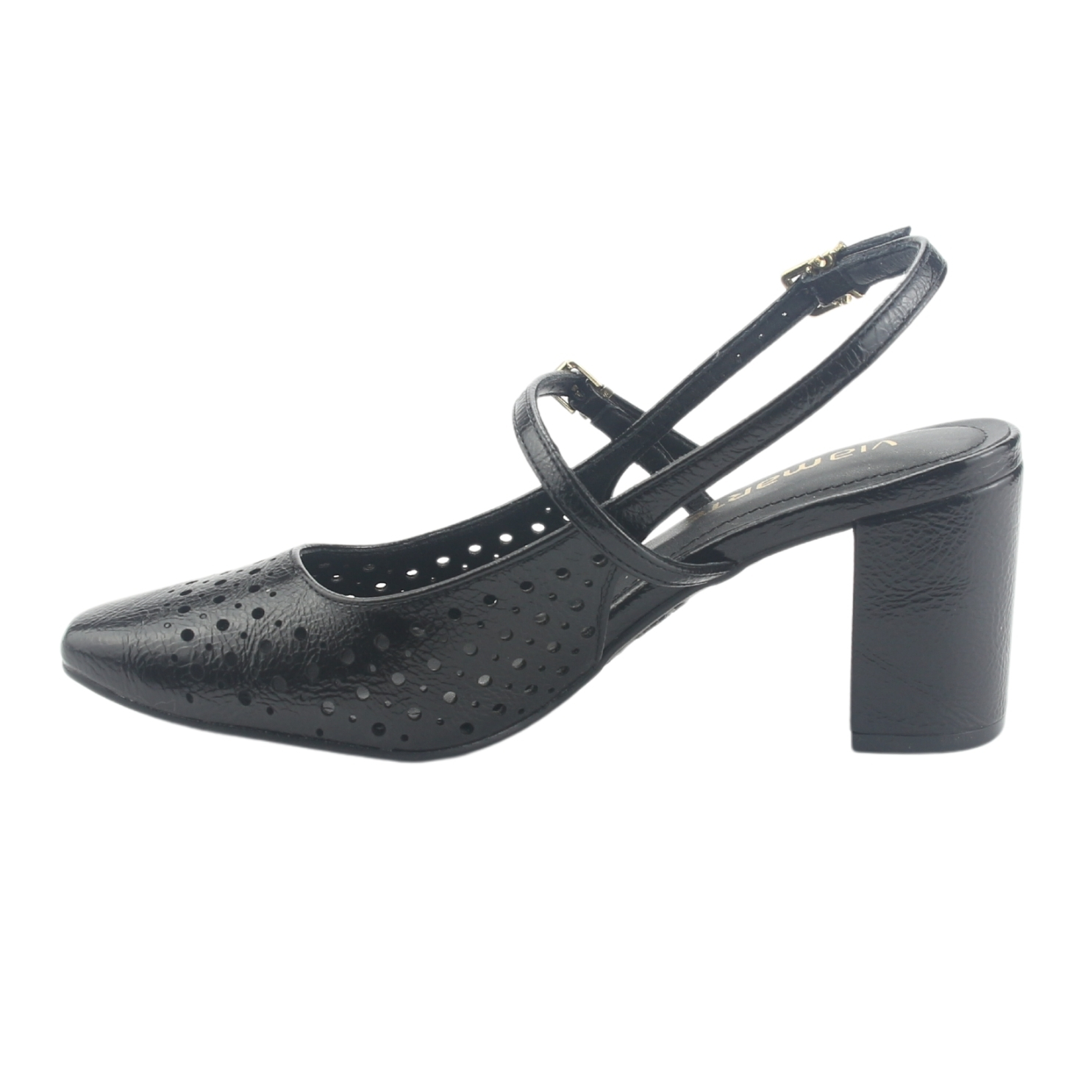ZAPATO VIA MARTE MUJER 153-007-01 NEGRO CASUAL - 2