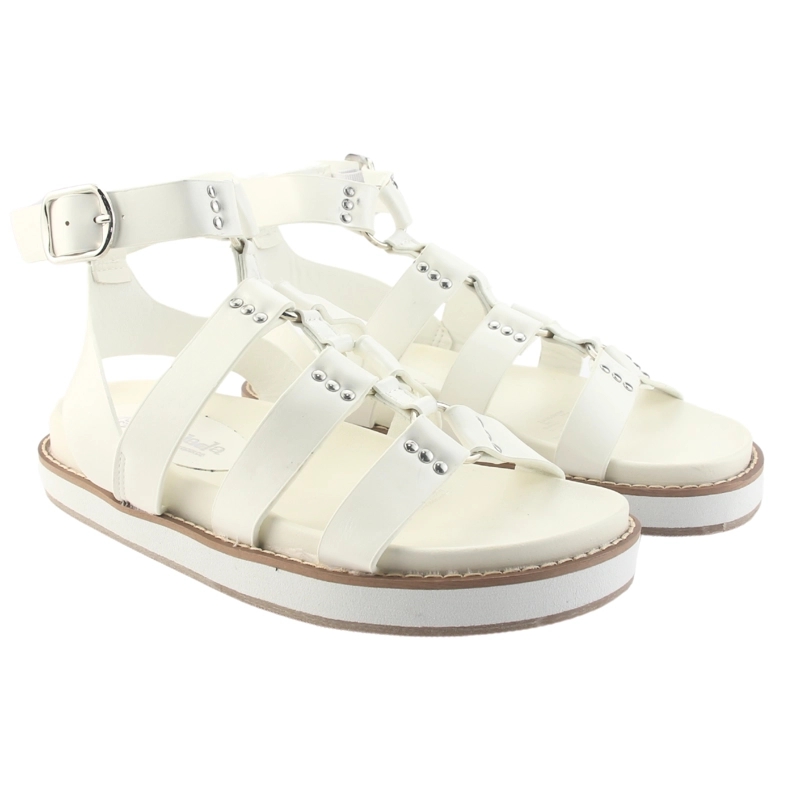 SANDALIA CHALADA MUJER VIVA-10 BLANCO CASUAL - 5