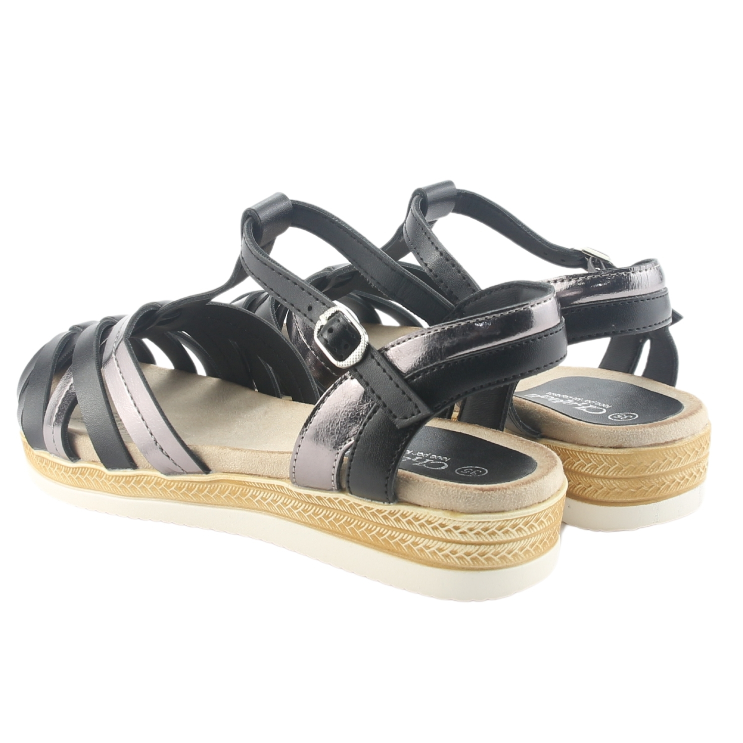 SANDALIA CHALADA MUJER CINCE-10 NEGRO CASUAL - 6
