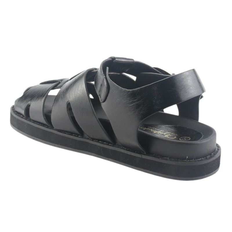 SANDALIA CHALADA MUJER VIVA-11 NEGRO CASUAL - 4