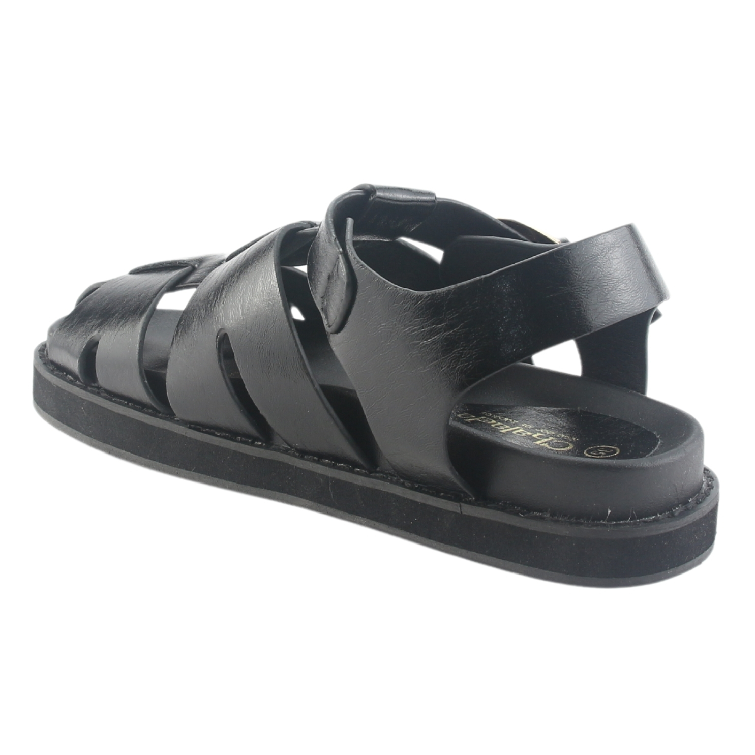 SANDALIA CHALADA MUJER VIVA-11 NEGRO CASUAL - 4