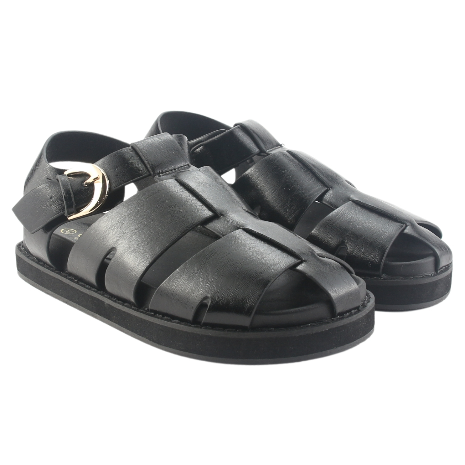 SANDALIA CHALADA MUJER VIVA-11 NEGRO CASUAL - 5