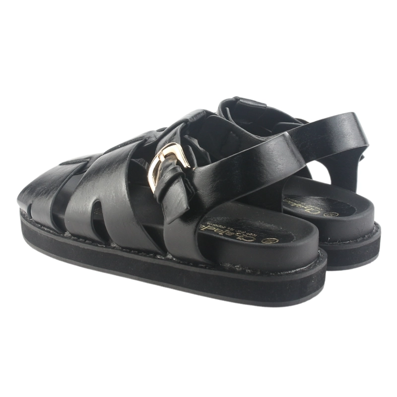 SANDALIA CHALADA MUJER VIVA-11 NEGRO CASUAL - 6