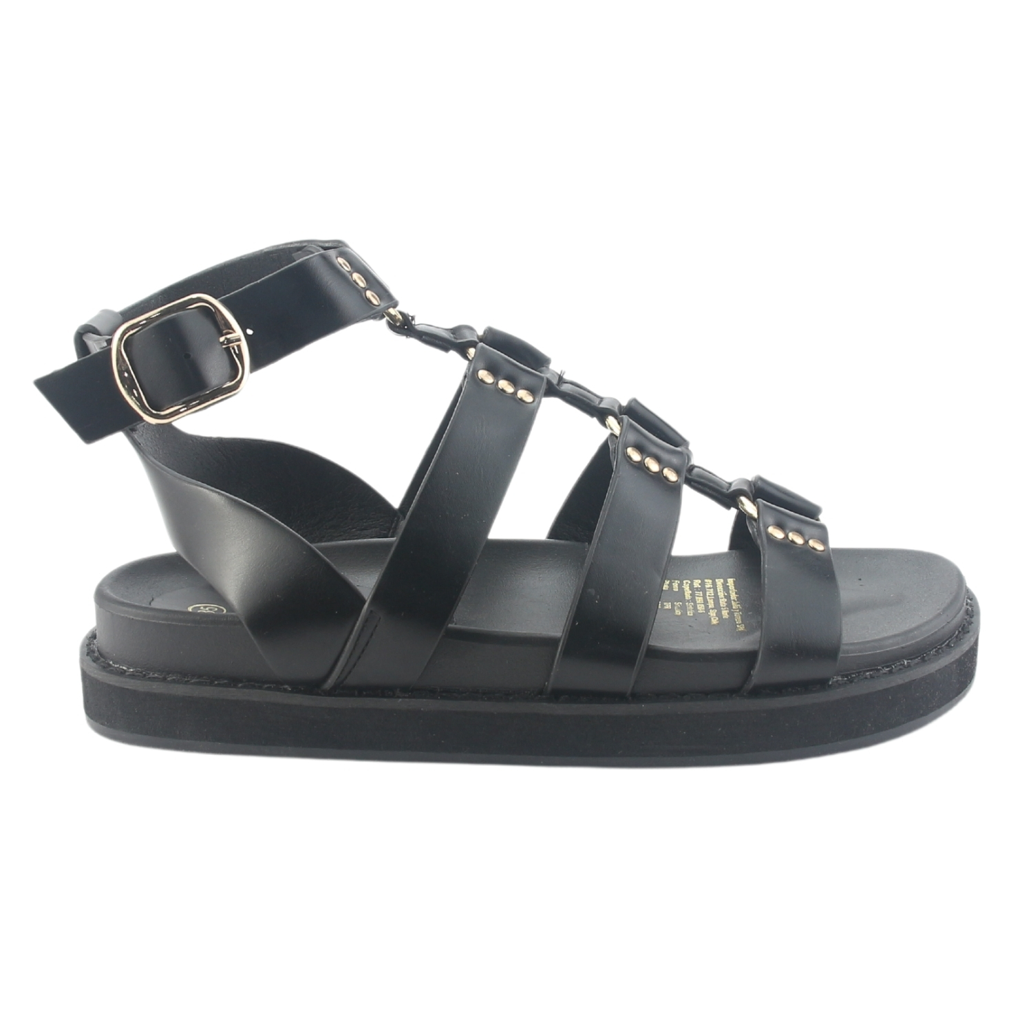 SANDALIA CHALADA MUJER VIVA-10 NEGRO CASUAL - 1