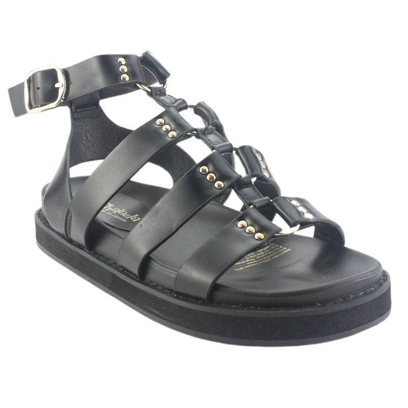 SANDALIA CHALADA MUJER VIVA-10 NEGRO CASUAL - 3