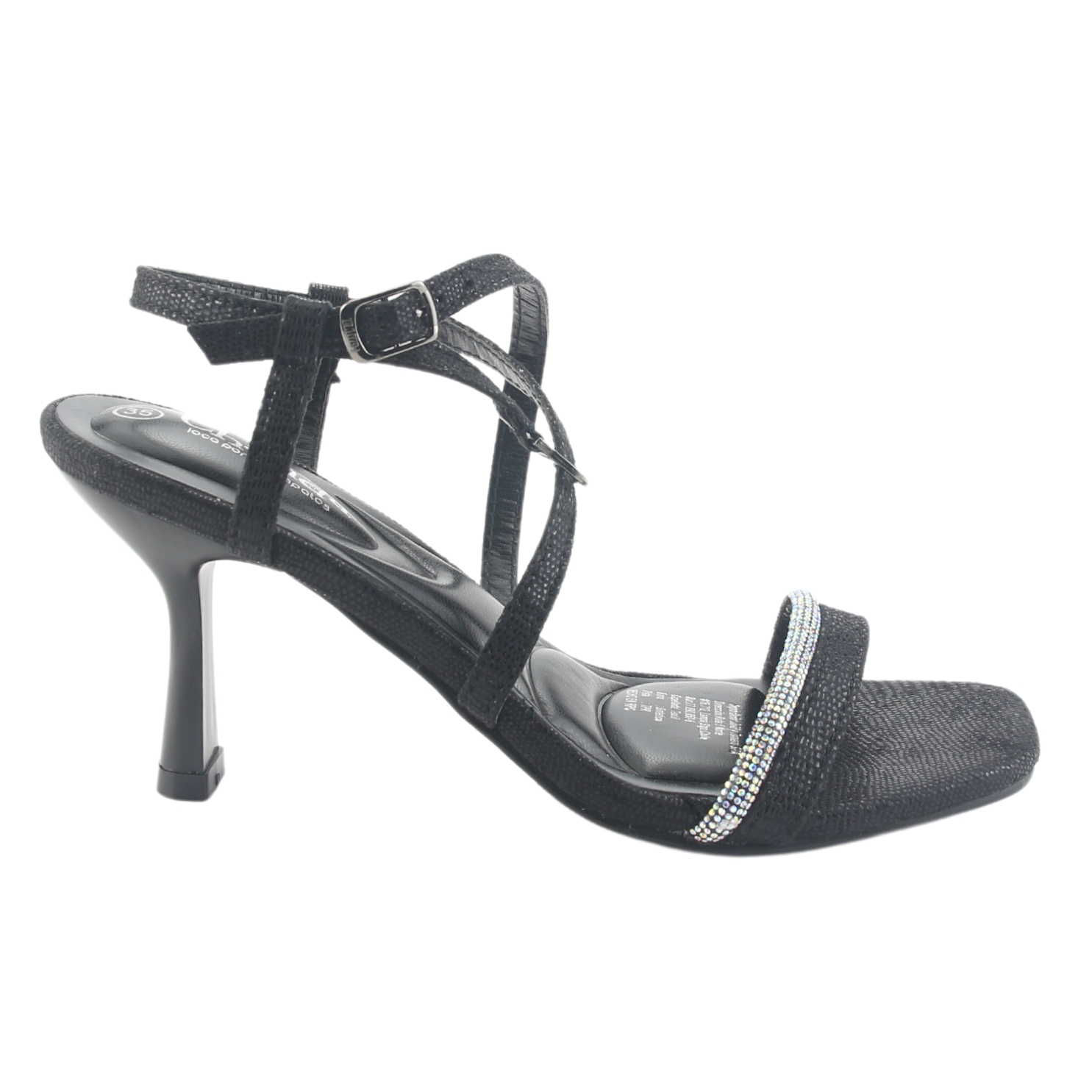SANDALIA CHALADA MUJER RAIMBOW-5 NEGRO CASUAL - 1