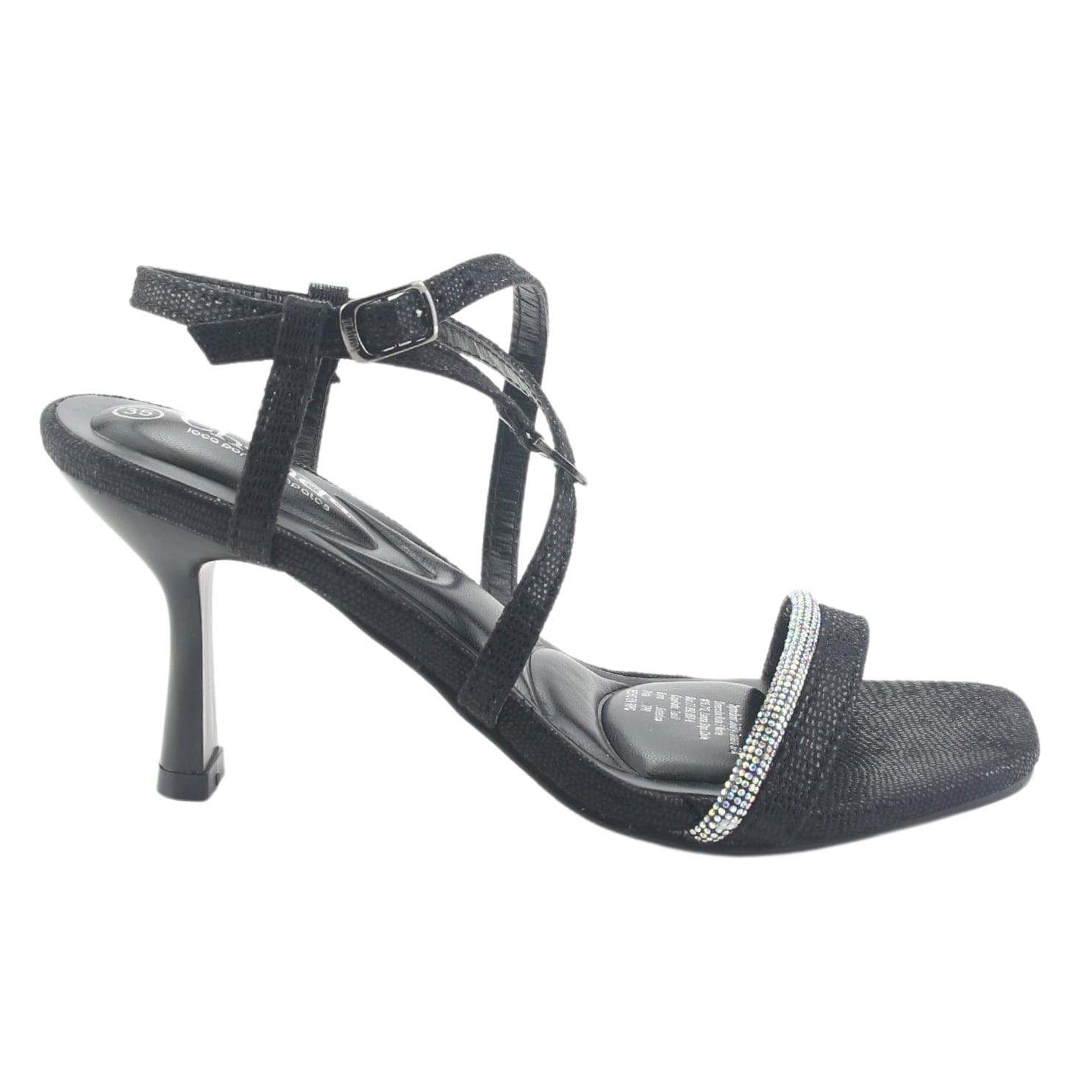 SANDALIA CHALADA MUJER RAIMBOW-5 NEGRO CASUAL - 1