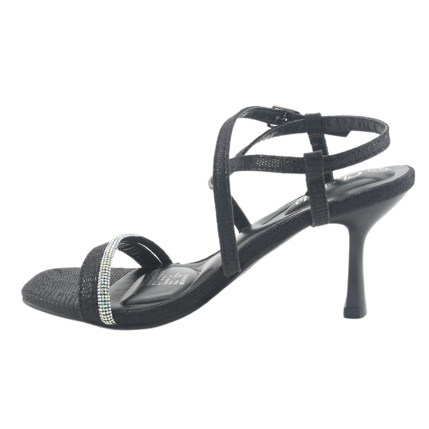 SANDALIA CHALADA MUJER RAIMBOW-5 NEGRO CASUAL - 2