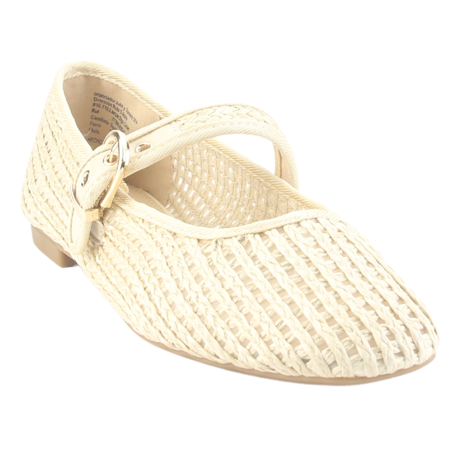 BALLERINA CHALADA MUJER MIU-6 BEIGE CASUAL - 3
