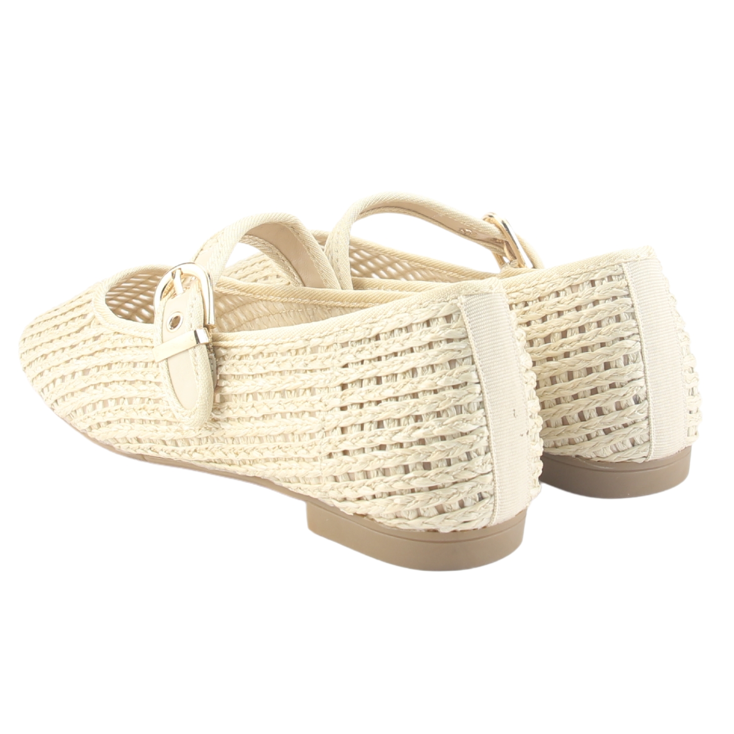 BALLERINA CHALADA MUJER MIU-6 BEIGE CASUAL - 6