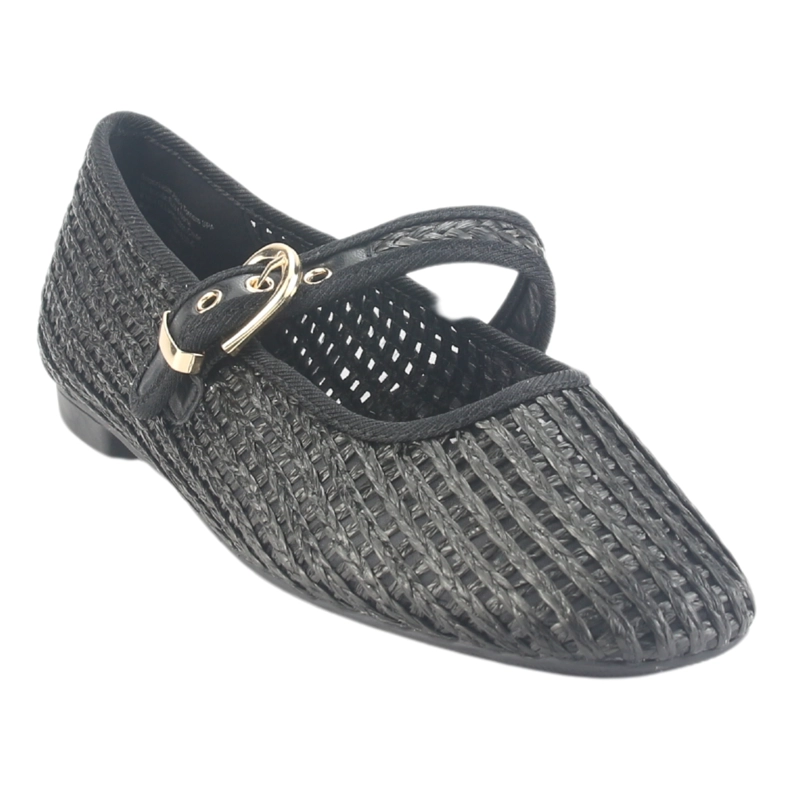 BALLERINA CHALADA MUJER MIU-6 NEGRO CASUAL - 3