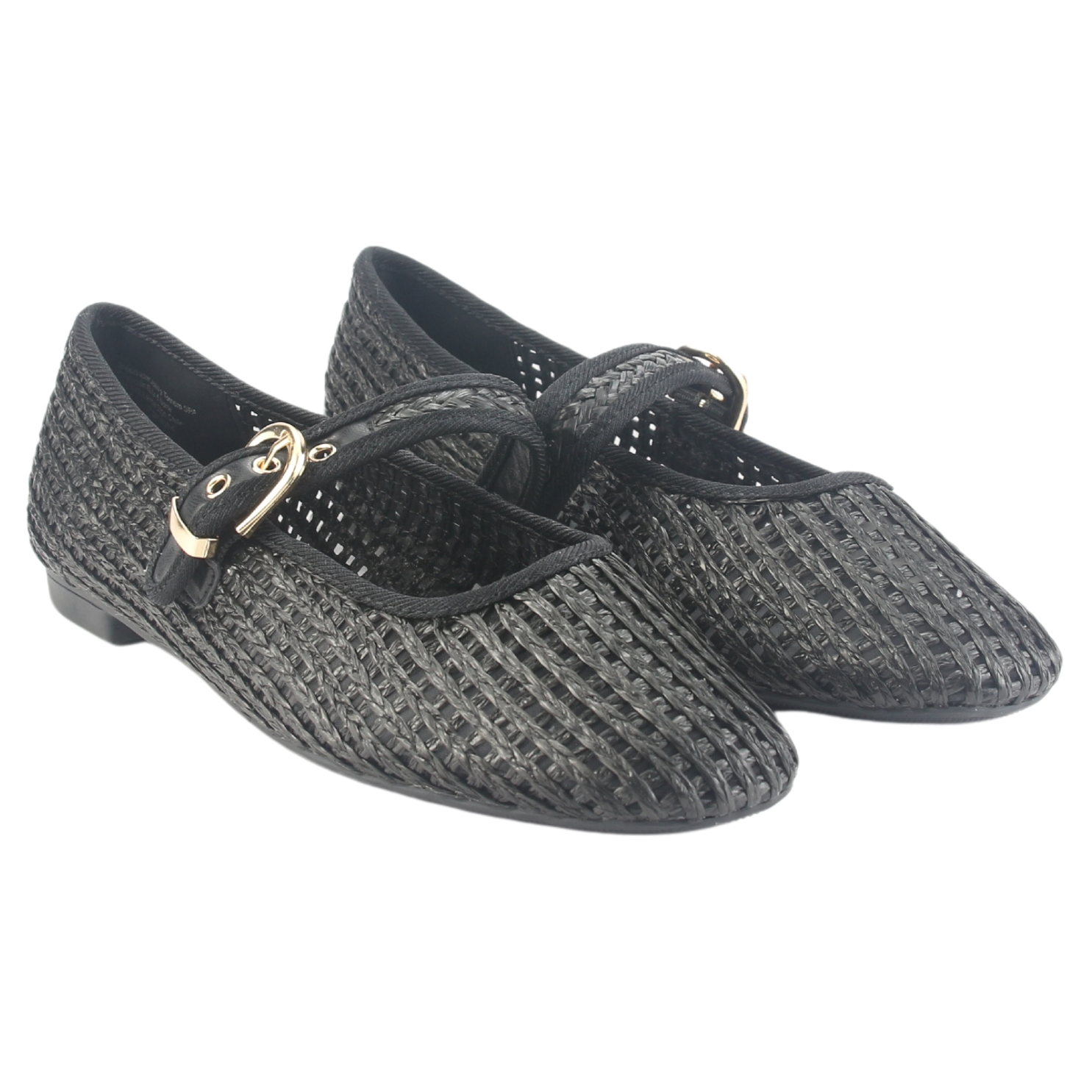 BALLERINA CHALADA MUJER MIU-6 NEGRO CASUAL - 5