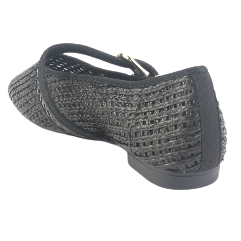 BALLERINA CHALADA MUJER MIU-6 NEGRO CASUAL - 9