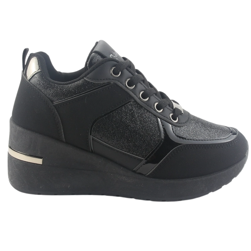 ZAPATILLA CHALADA MUJER BOLKI-2 NEGRO URBANO - 1