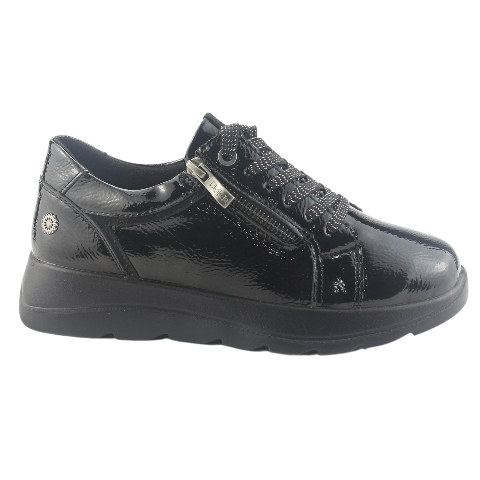 ZAPATILLA CHALADA MUJER ONIX-1 NEGRO URBANO - 1