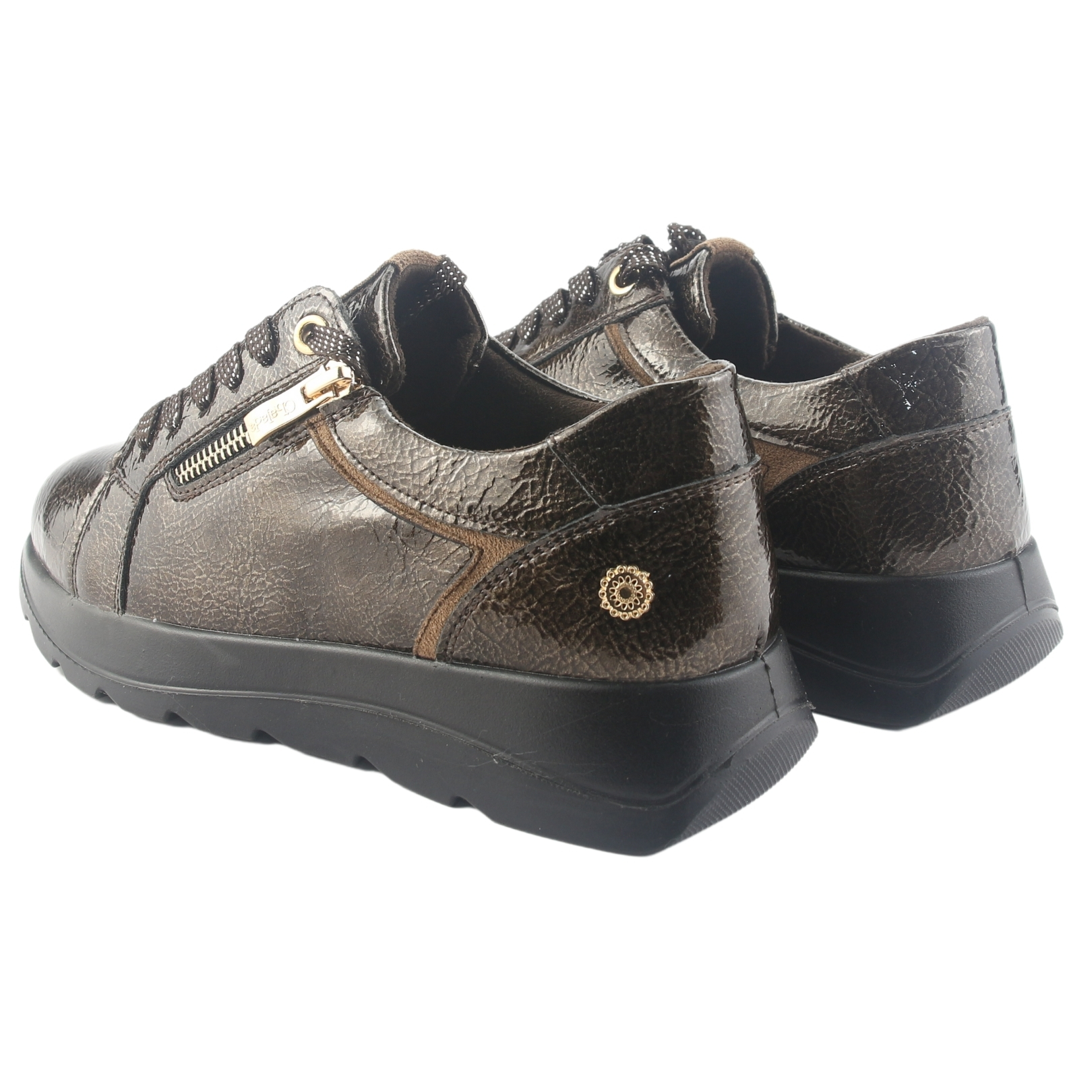 ZAPATILLA CHALADA MUJER ONIX-1 CAFE  URBANO - 6