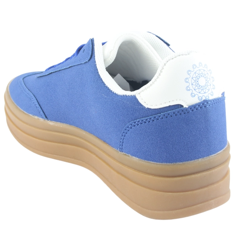 ZAPATILLA CHALADA MUJER ANDY-11 AZUL URBANO - 4