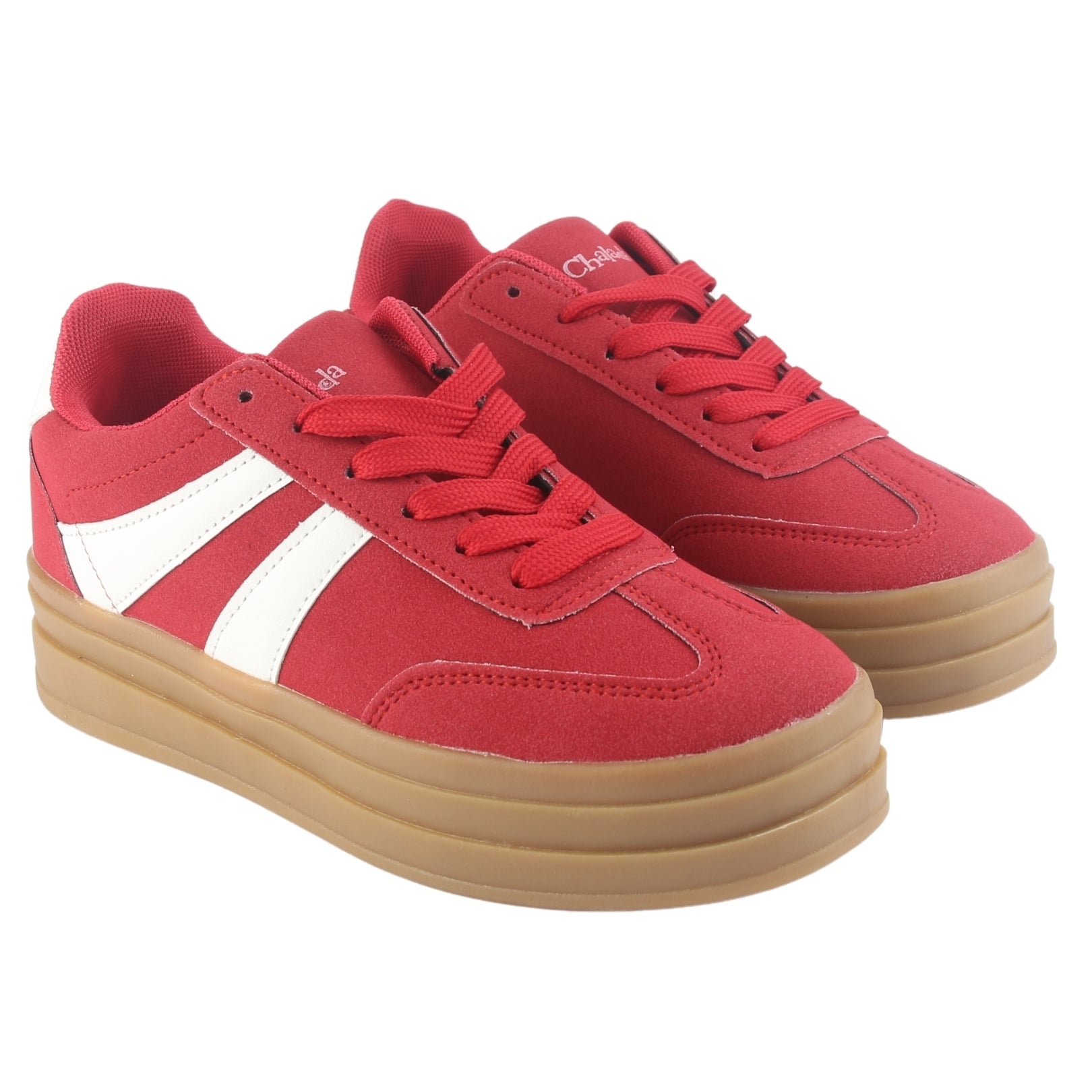 ZAPATILLA CHALADA MUJER ANDY-11 ROJO URBANO - 5