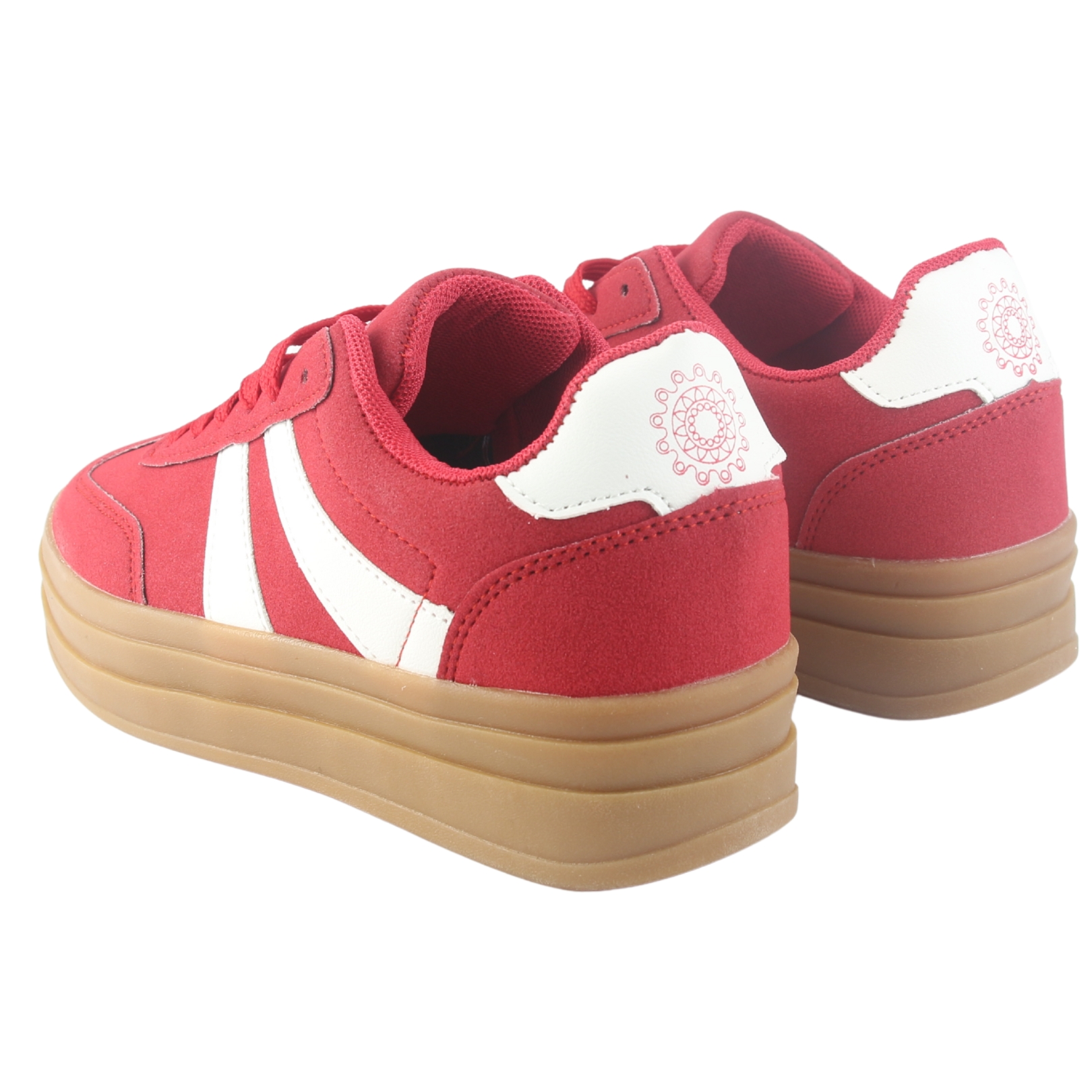 ZAPATILLA CHALADA MUJER ANDY-11 ROJO URBANO - 6