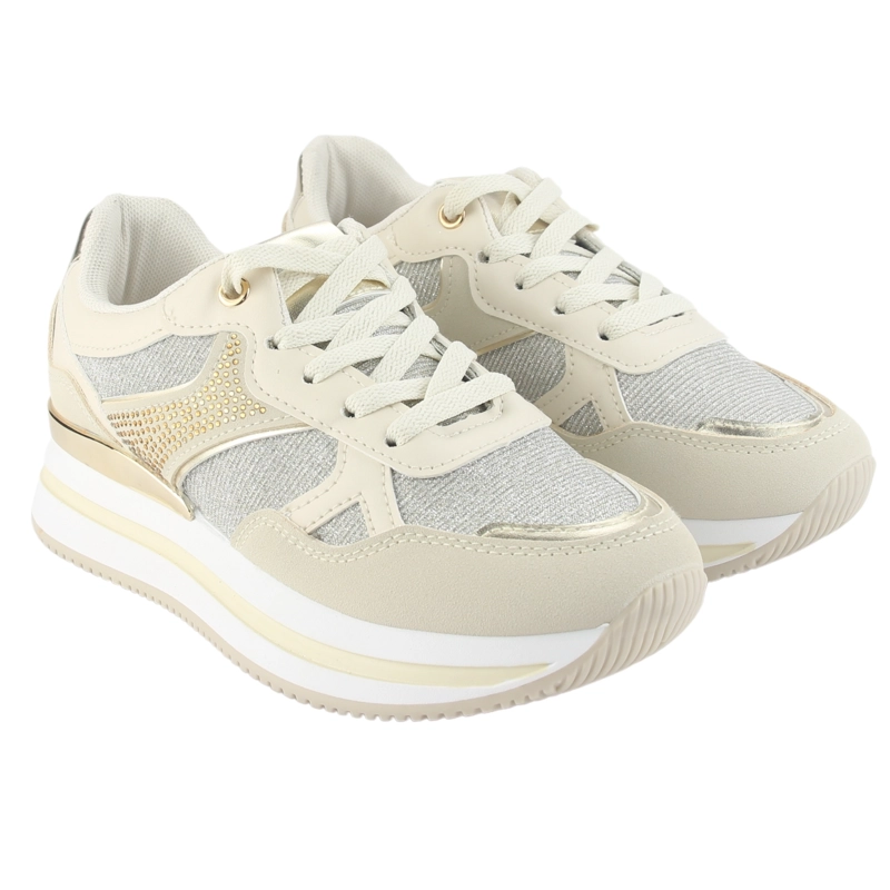 ZAPATILLA CHALADA MUJER JETTIXLOW1 DORADO URBANO - 5