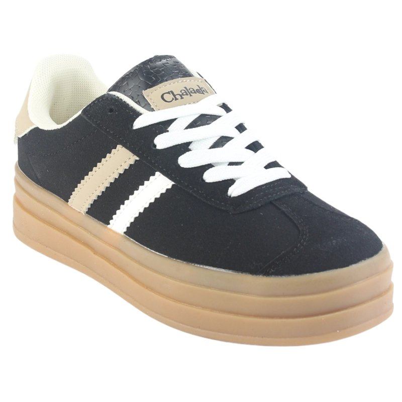 ZAPATILLA CHALADA MUJER ANDY-12 NEGRO URBANO - 3