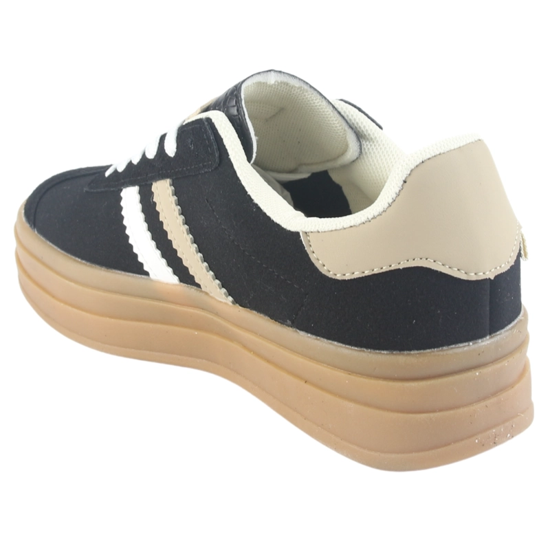 ZAPATILLA CHALADA MUJER ANDY-12 NEGRO URBANO - 4