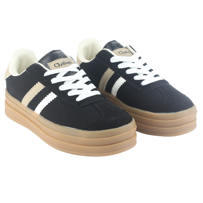 ZAPATILLA CHALADA MUJER ANDY-12 NEGRO URBANO - 5