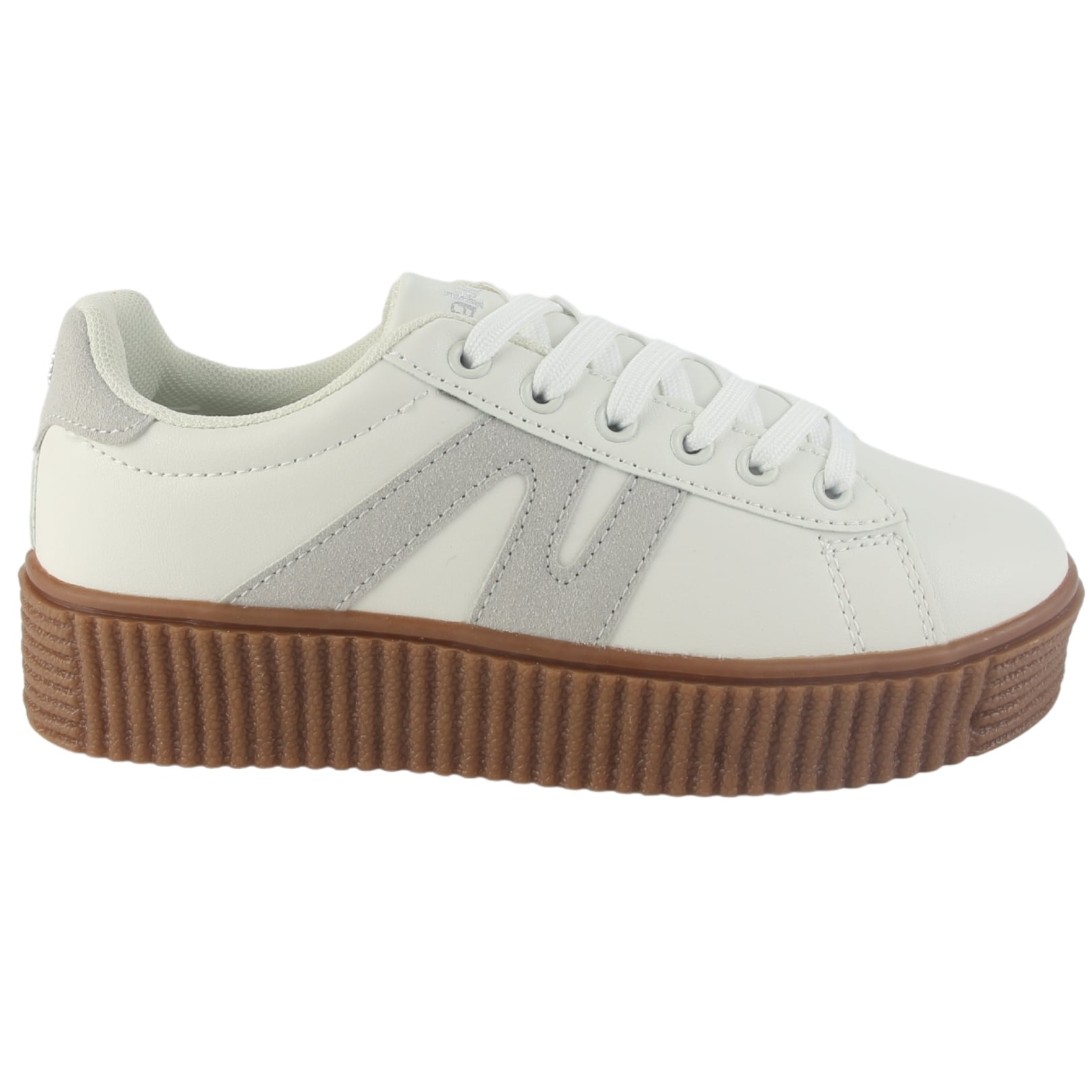 ZAPATILLA CHALADA MUJER FLUMI-10 BEIGE URBANO - 1