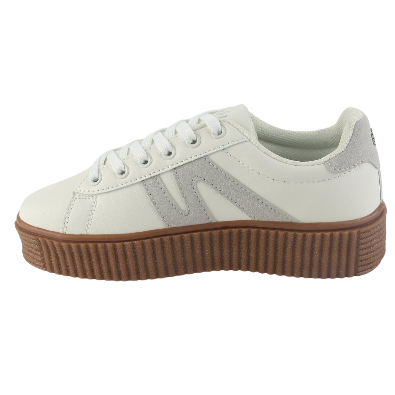 ZAPATILLA CHALADA MUJER FLUMI-10 BEIGE URBANO - 2