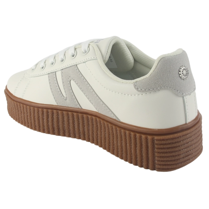 ZAPATILLA CHALADA MUJER FLUMI-10 BEIGE URBANO - 4