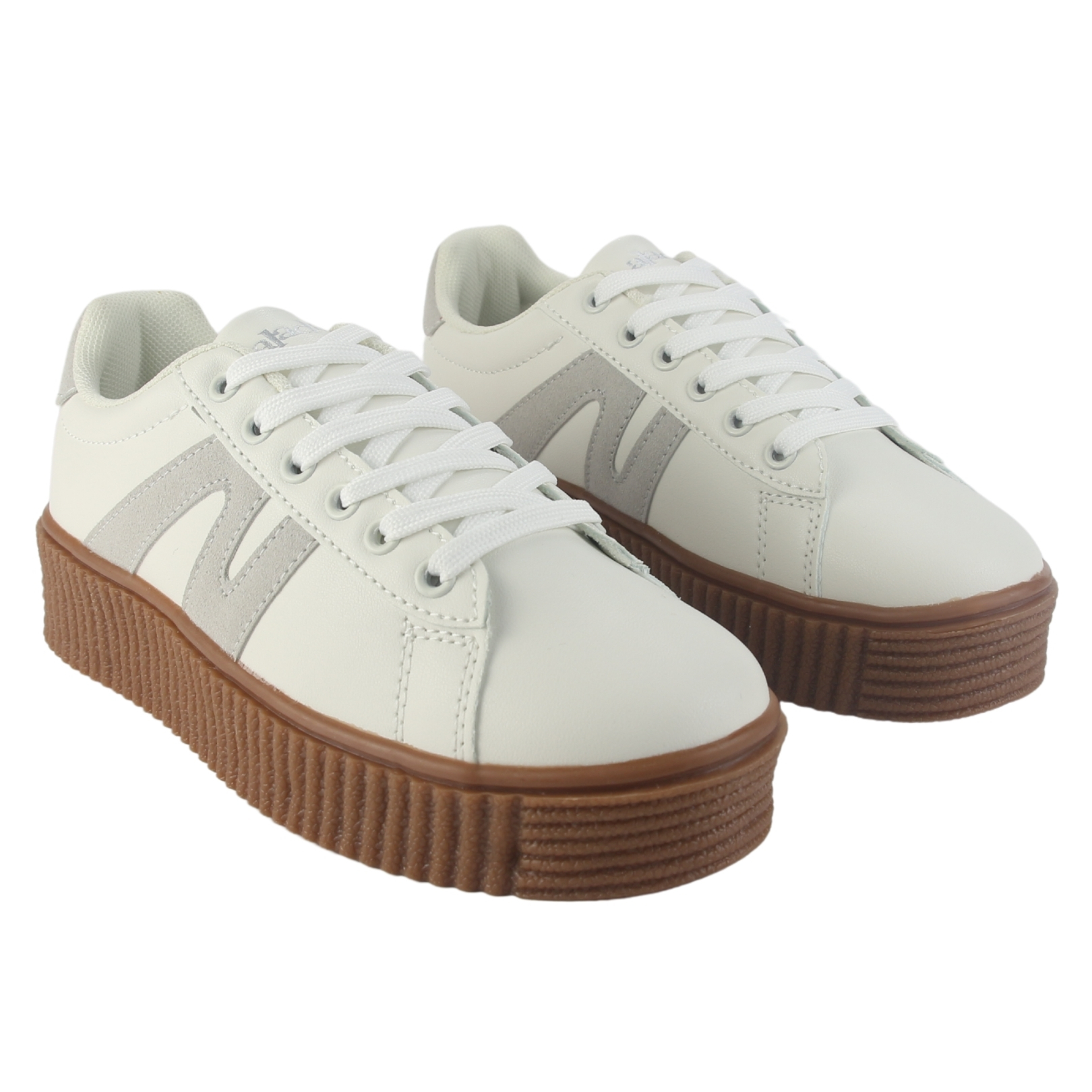 ZAPATILLA CHALADA MUJER FLUMI-10 BEIGE URBANO - 5